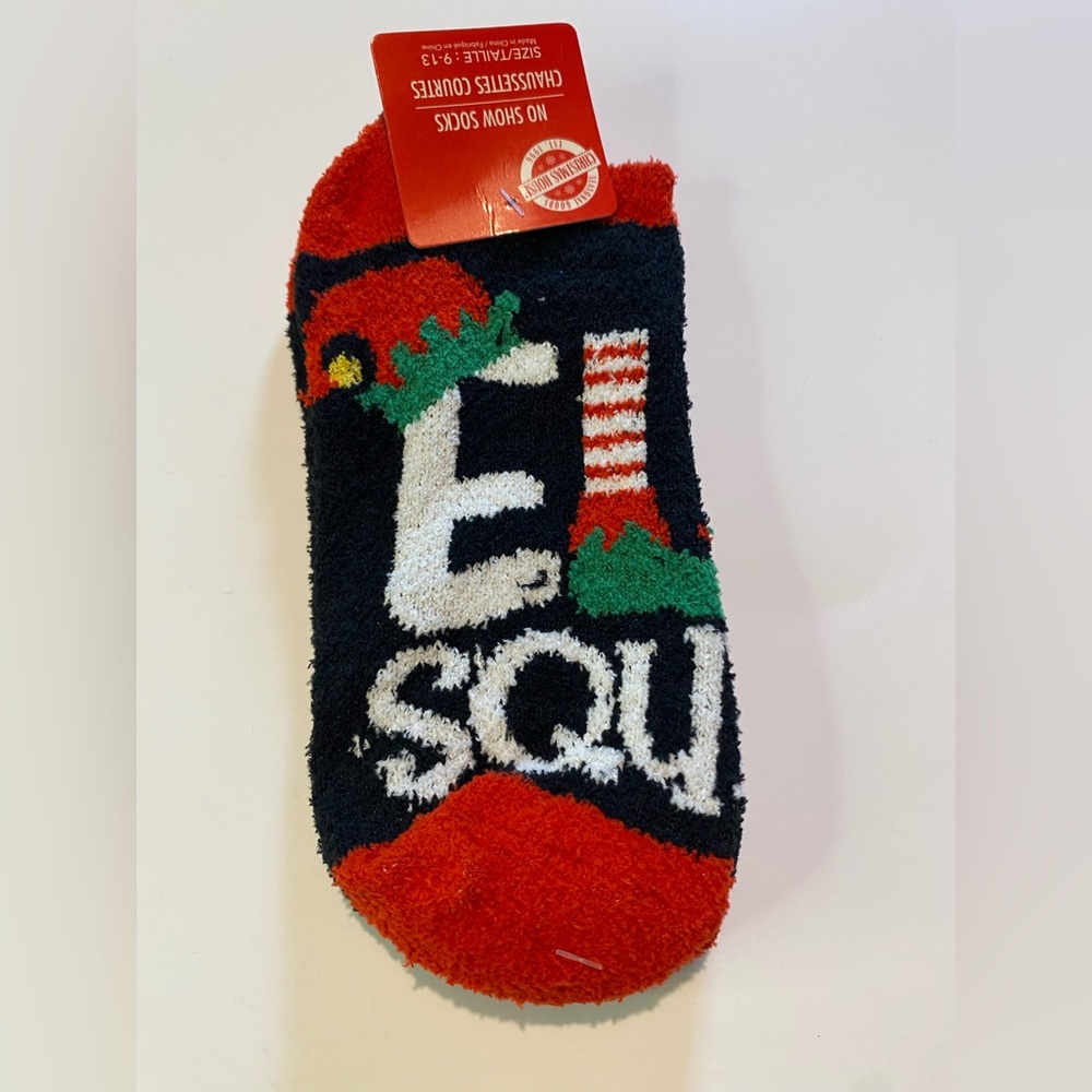 Festive Elf No Show Socks